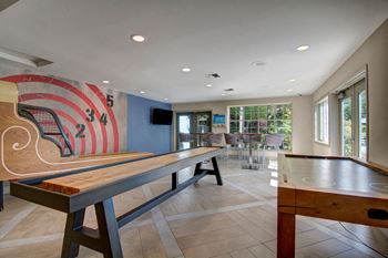 On the green game room